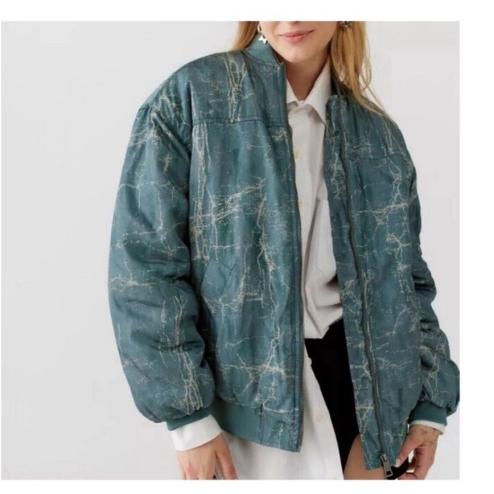 Tye die bomber jacket